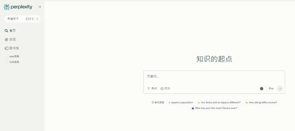 AI 文章產生器推薦4：Perplexity.ai